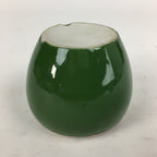 Japanese Buddhist Altar Fitting Incense Burner Vtg Koro Butsudan Green BU617