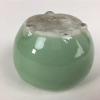 Japanese Buddhist Altar Fitting Incense Burner Vtg Koro Butsudan Light Green BU6
