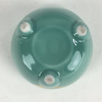 Japanese Buddhist Altar Fitting Incense Burner Vtg Koro Light Green BU693
