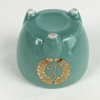 Japanese Buddhist Altar Fitting Incense Burner Vtg Koro Light Green BU693