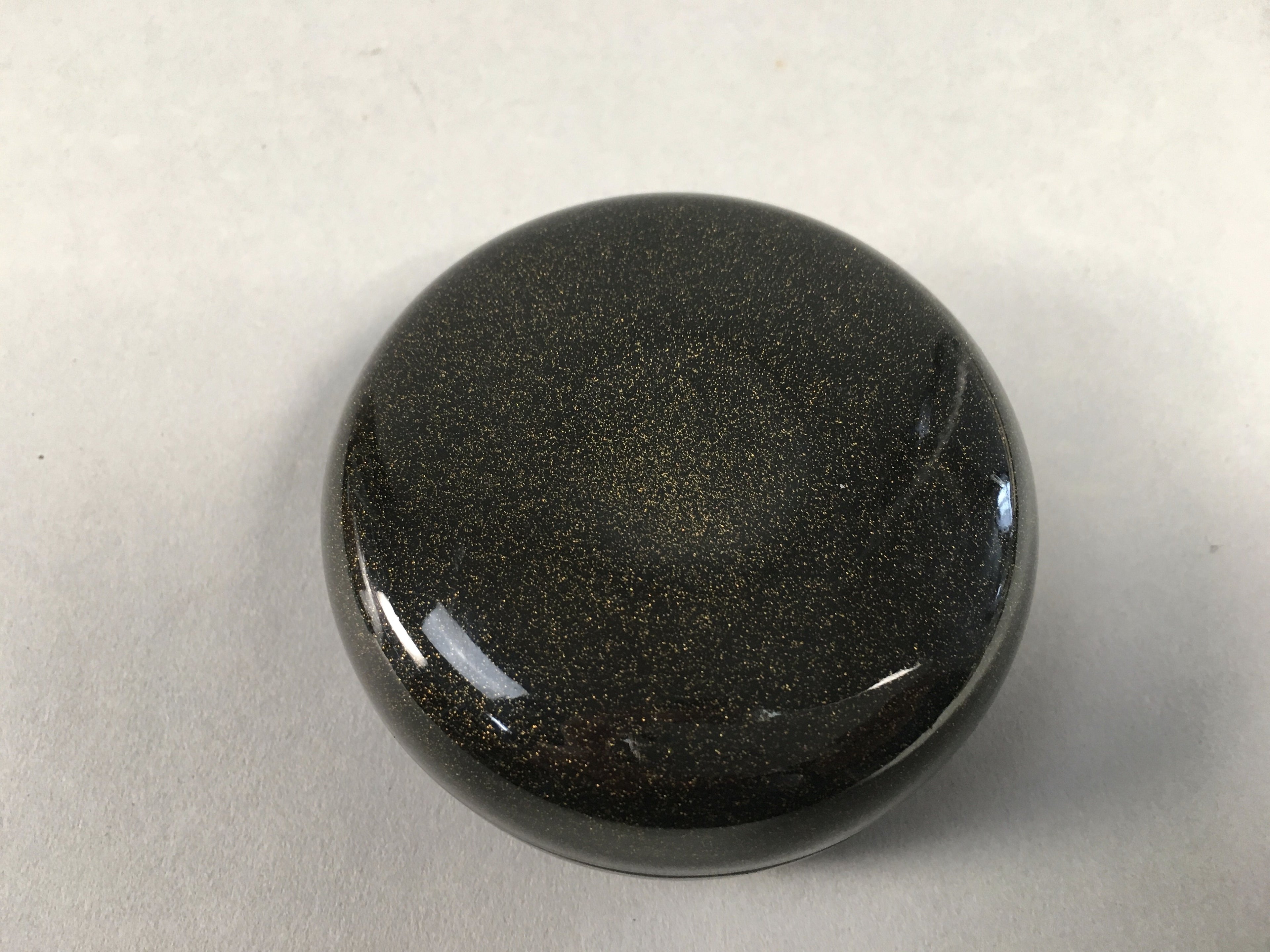 Japanese Buddhist Altar Fitting Incense Container Vtg Round Kogo BU332