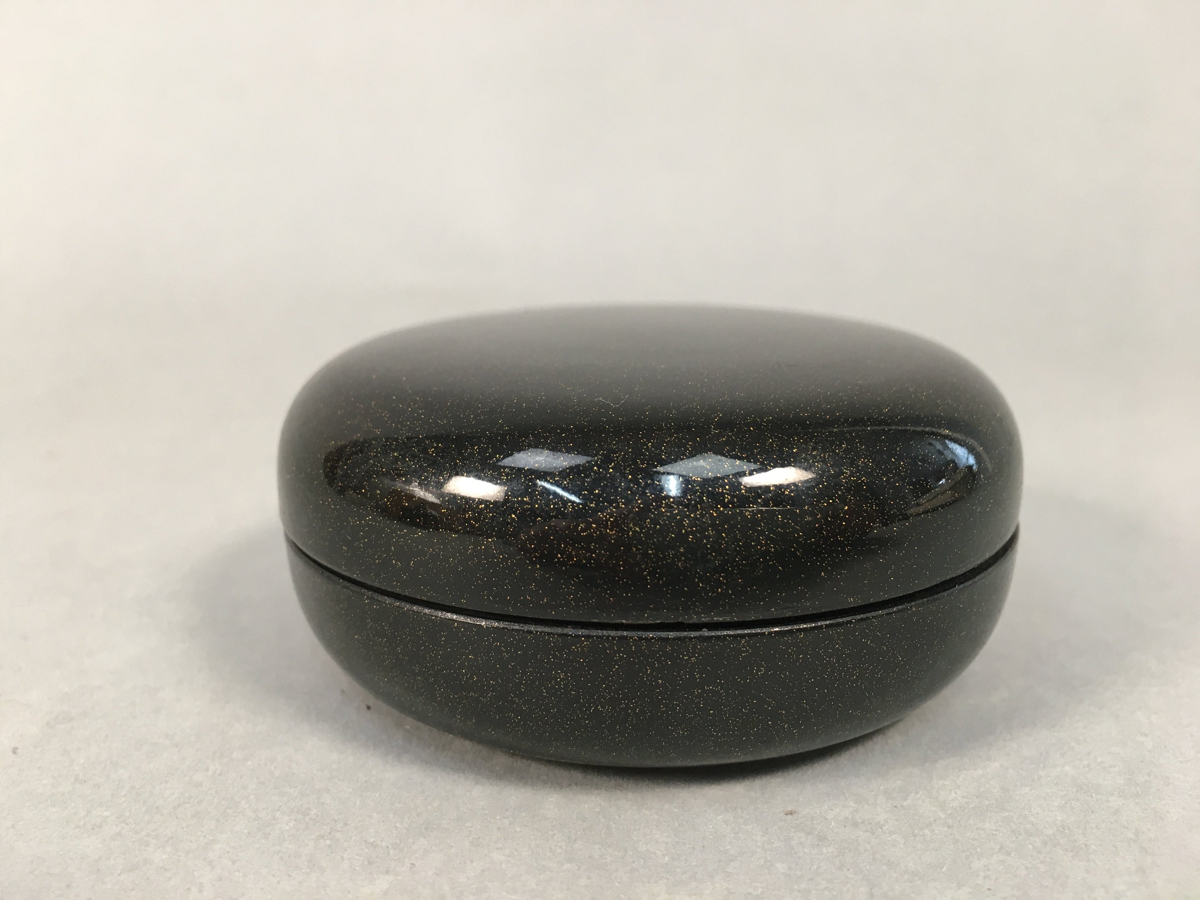 Japanese Buddhist Altar Fitting Incense Container Vtg Round Kogo BU332