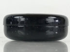 Japanese Buddhist Altar Fitting Incense Container Vtg Round Kogo Black BU812