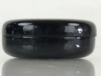 Japanese Buddhist Altar Fitting Incense Container Vtg Round Kogo Black BU812