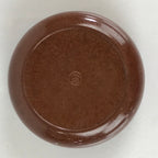 Japanese Buddhist Altar Fitting Incense Container Vtg Round Kogo Brown BU811