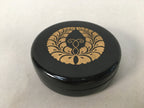Japanese Buddhist Altar Fitting Incense Container Vtg Round Kogo Crest BU323