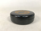 Japanese Buddhist Altar Fitting Incense Container Vtg Round Kogo Crest BU323