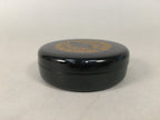 Japanese Buddhist Altar Fitting Incense Container Vtg Round Kogo Crest BU323
