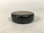 Japanese Buddhist Altar Fitting Incense Container Vtg Round Kogo Crest BU323