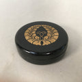 Japanese Buddhist Altar Fitting Incense Container Vtg Round Kogo Crest BU323