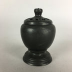 Japanese Buddhist Altar Fitting Metal Incense Burner Vtg Bronze Koro BU434
