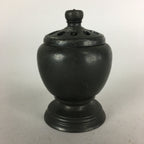 Japanese Buddhist Altar Fitting Metal Incense Burner Vtg Bronze Koro BU434