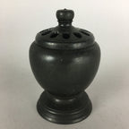 Japanese Buddhist Altar Fitting Metal Incense Burner Vtg Bronze Koro BU434