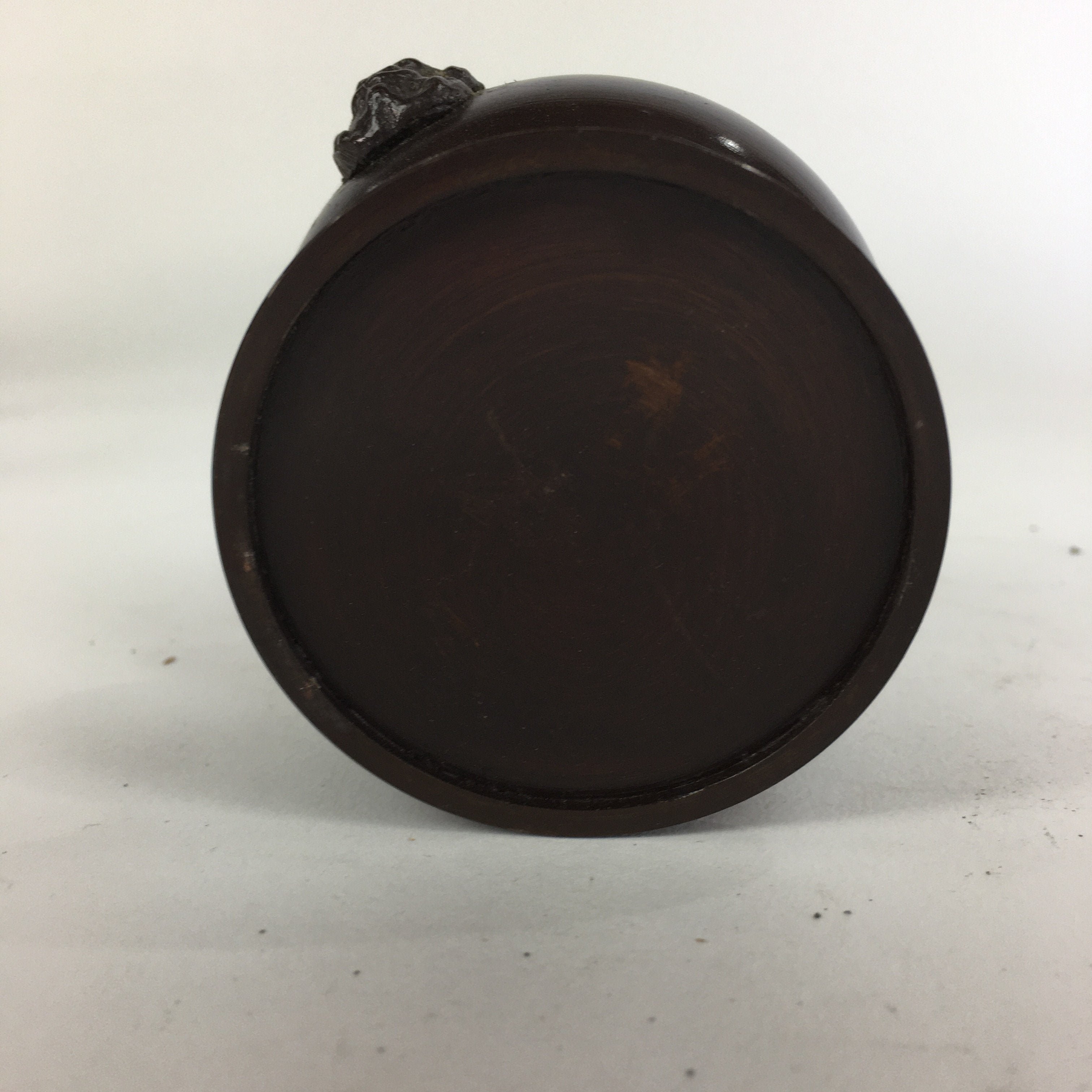 Japanese Buddhist Altar Fitting Metal Incense Burner Vtg Bronze Koro BU505