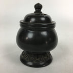 Japanese Buddhist Altar Fitting Metal Incense Burner Vtg Bronze Koro BU550