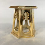 Japanese Buddhist Altar Fitting Offering Stand Vtg Hexagon Butsugu BU380