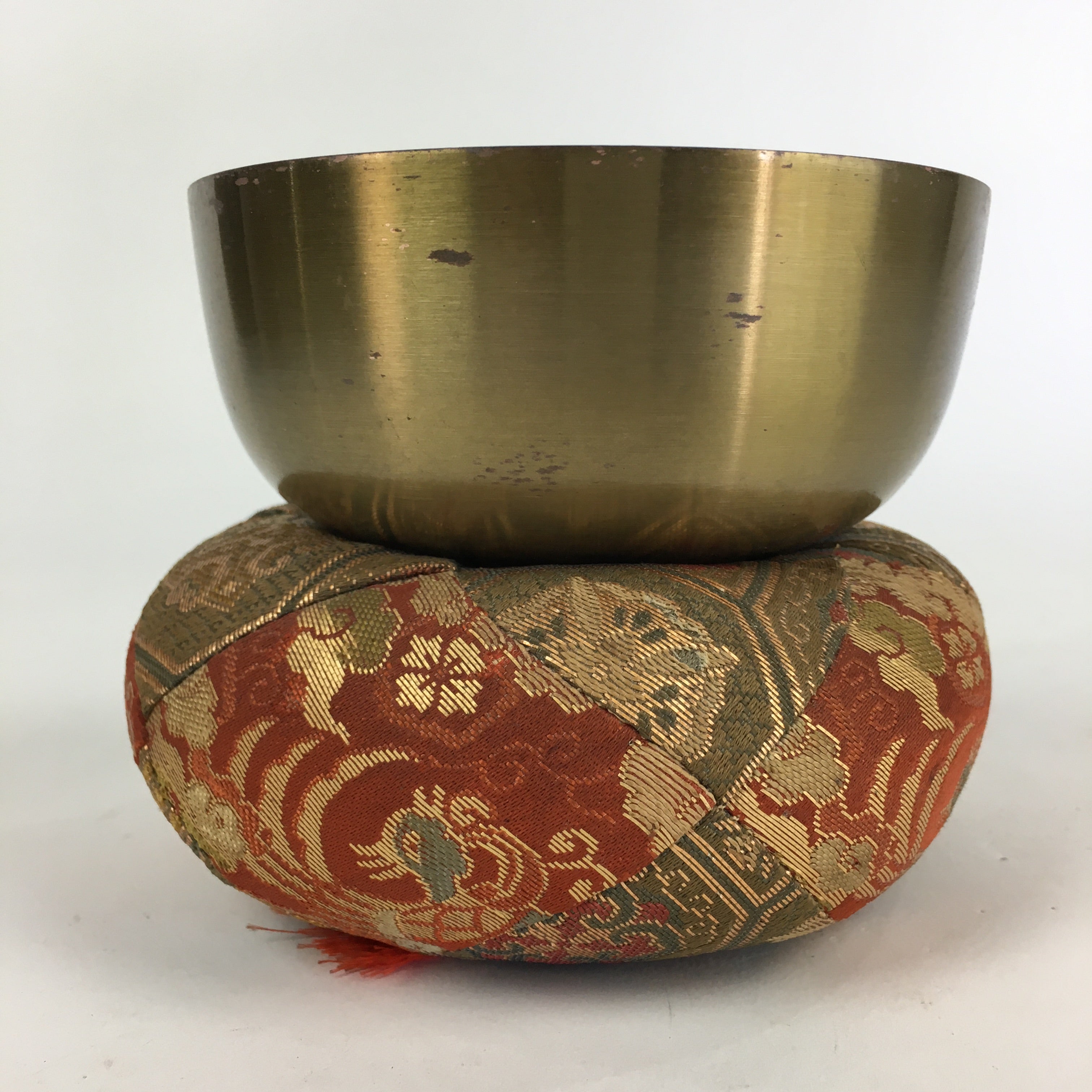 Japanese Buddhist Altar Fitting Orin Bell Singing Bowl Pillow Striker BU718