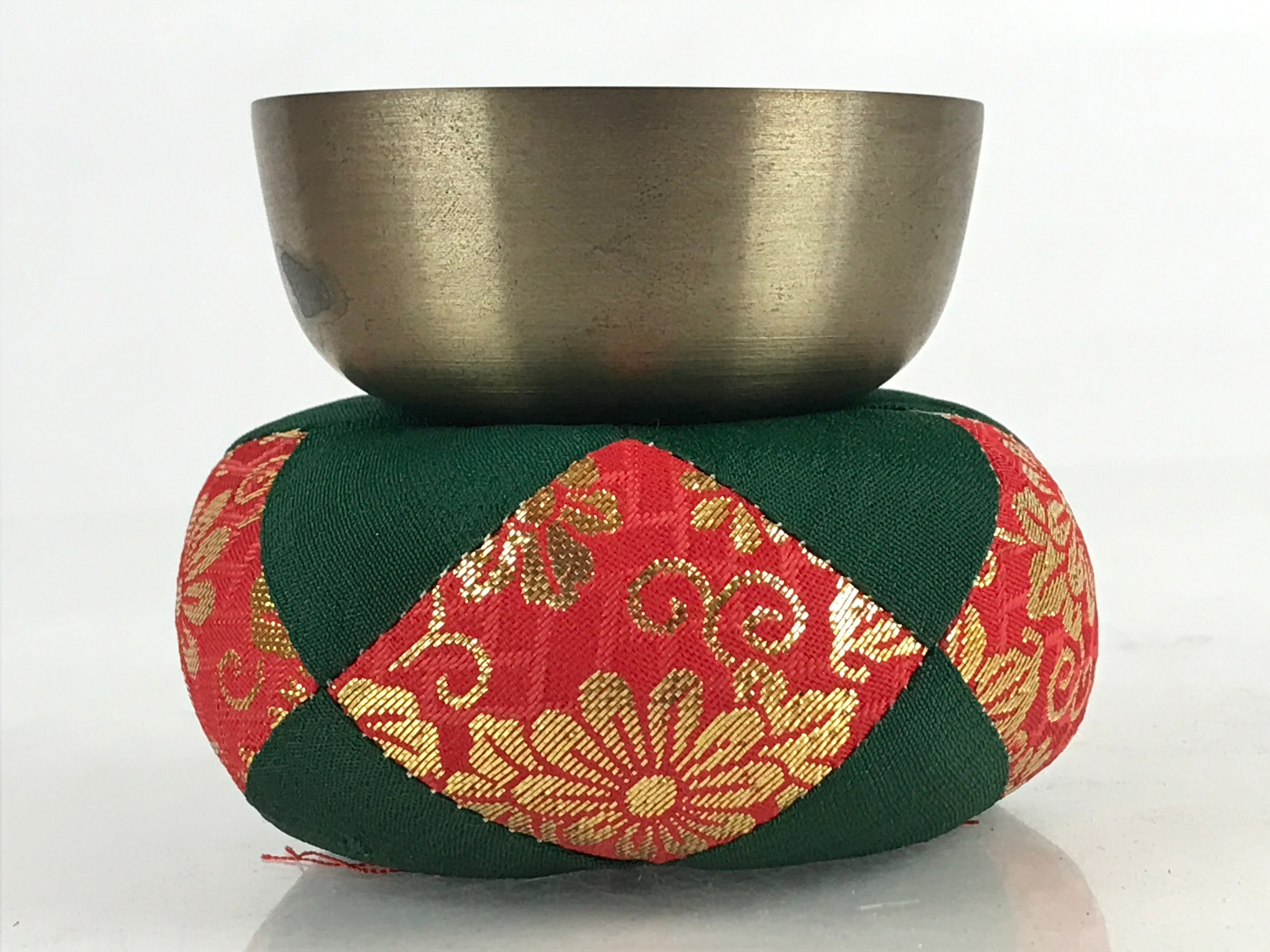Japanese Buddhist Altar Fitting Orin Bell Singing Bowl Pillow Striker BU885