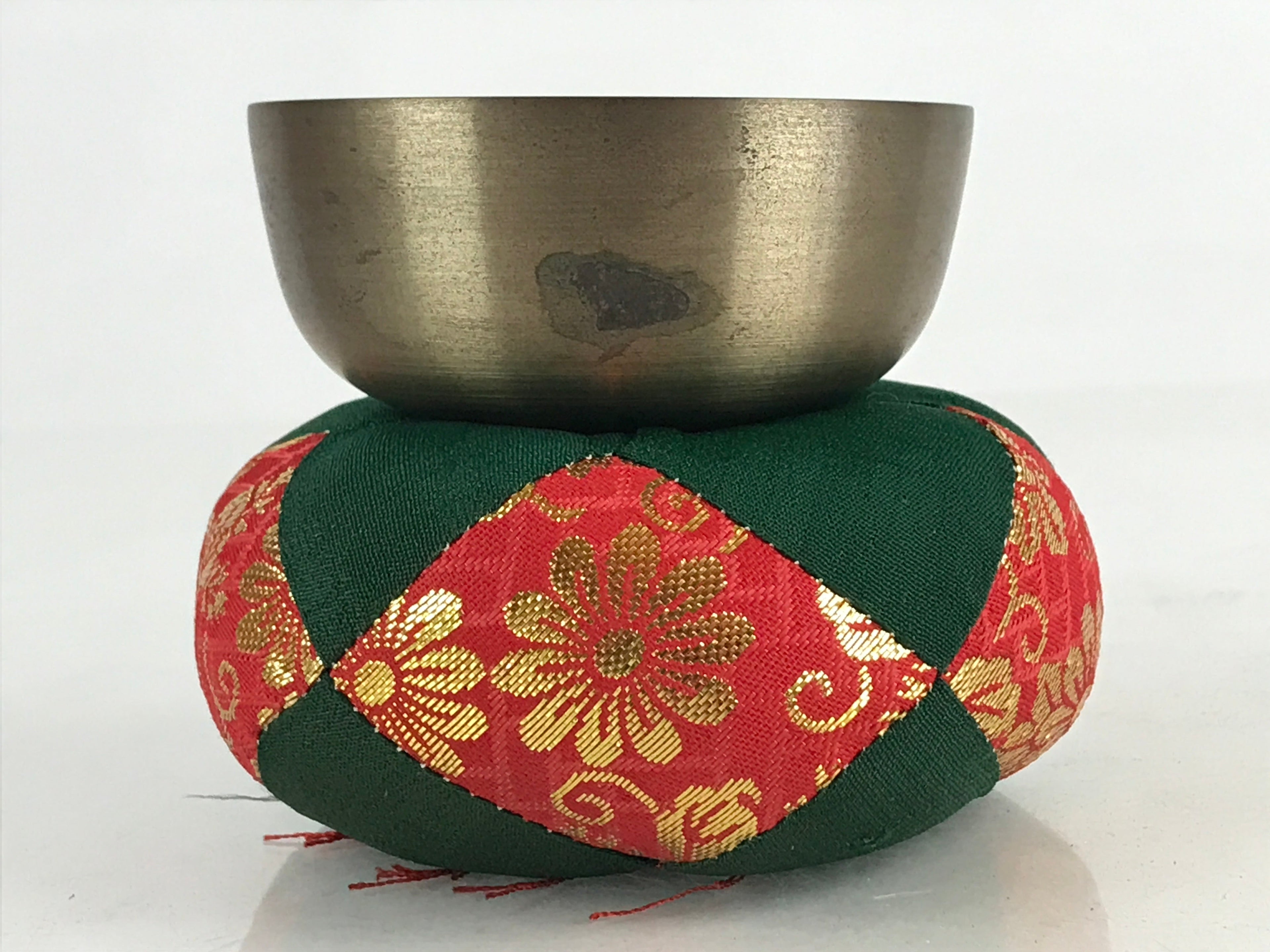 Japanese Buddhist Altar Fitting Orin Bell Singing Bowl Pillow Striker BU885