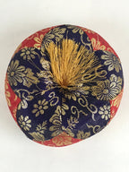 Japanese Buddhist Altar Fitting Orin Bell Vtg Singing Bowl Pillow Striker Stand