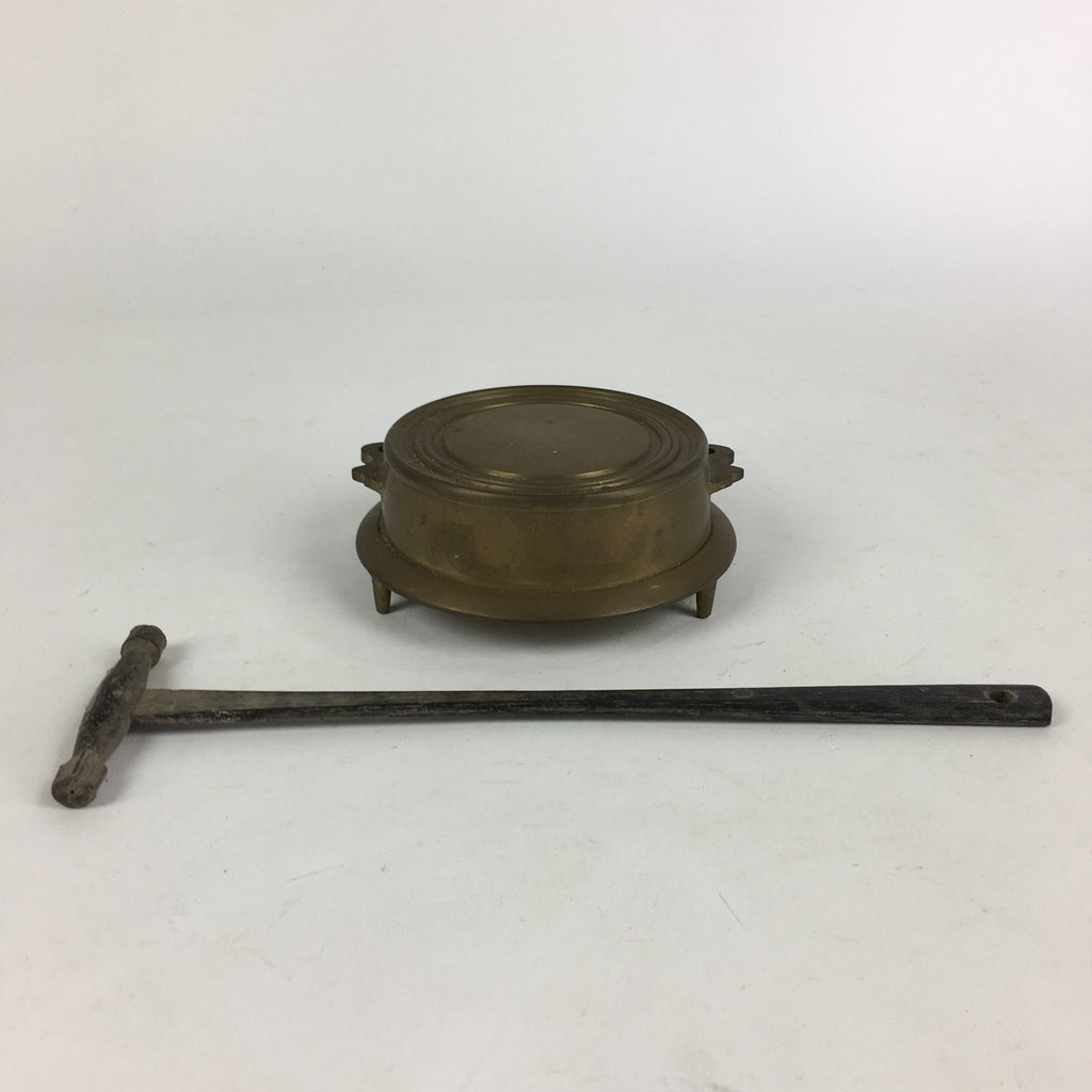 Japanese Buddhist Altar Fitting Orin Singing Prayer Bell Striker Butsudan BU716