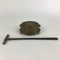 Japanese Buddhist Altar Fitting Orin Singing Prayer Bell Striker Butsudan BU716