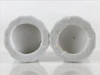 Japanese Buddhist Altar Fitting Porcelain Candle Stand Set Vtg Shokudai BU808