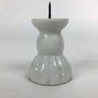 Japanese Buddhist Altar Fitting Porcelain Candle Stand Vtg Shokudai Butsudan BU5