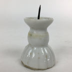 Japanese Buddhist Altar Fitting Porcelain Candle Stand Vtg Shokudai Butsudan BU5