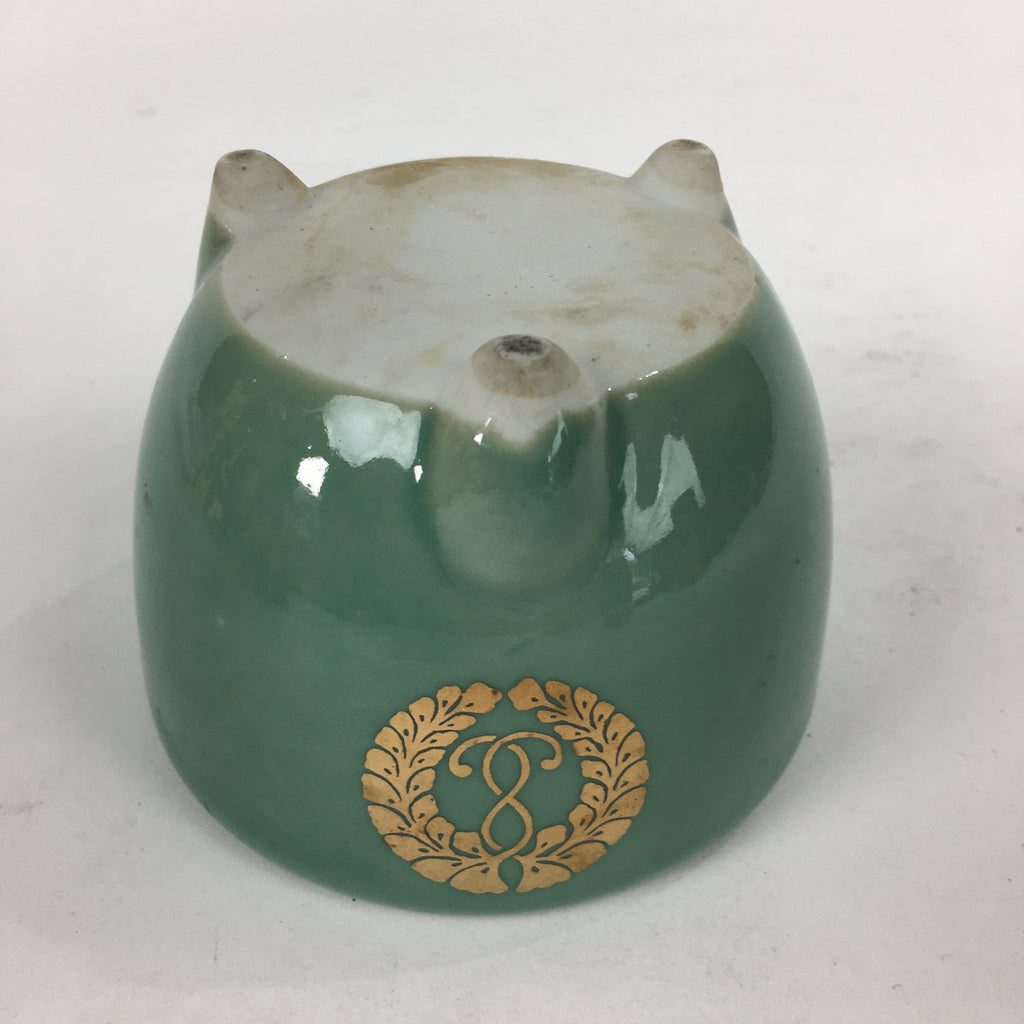 Japanese Buddhist Altar Fitting Porcelain Incense Burner Vtg Koro Butsudan BU567