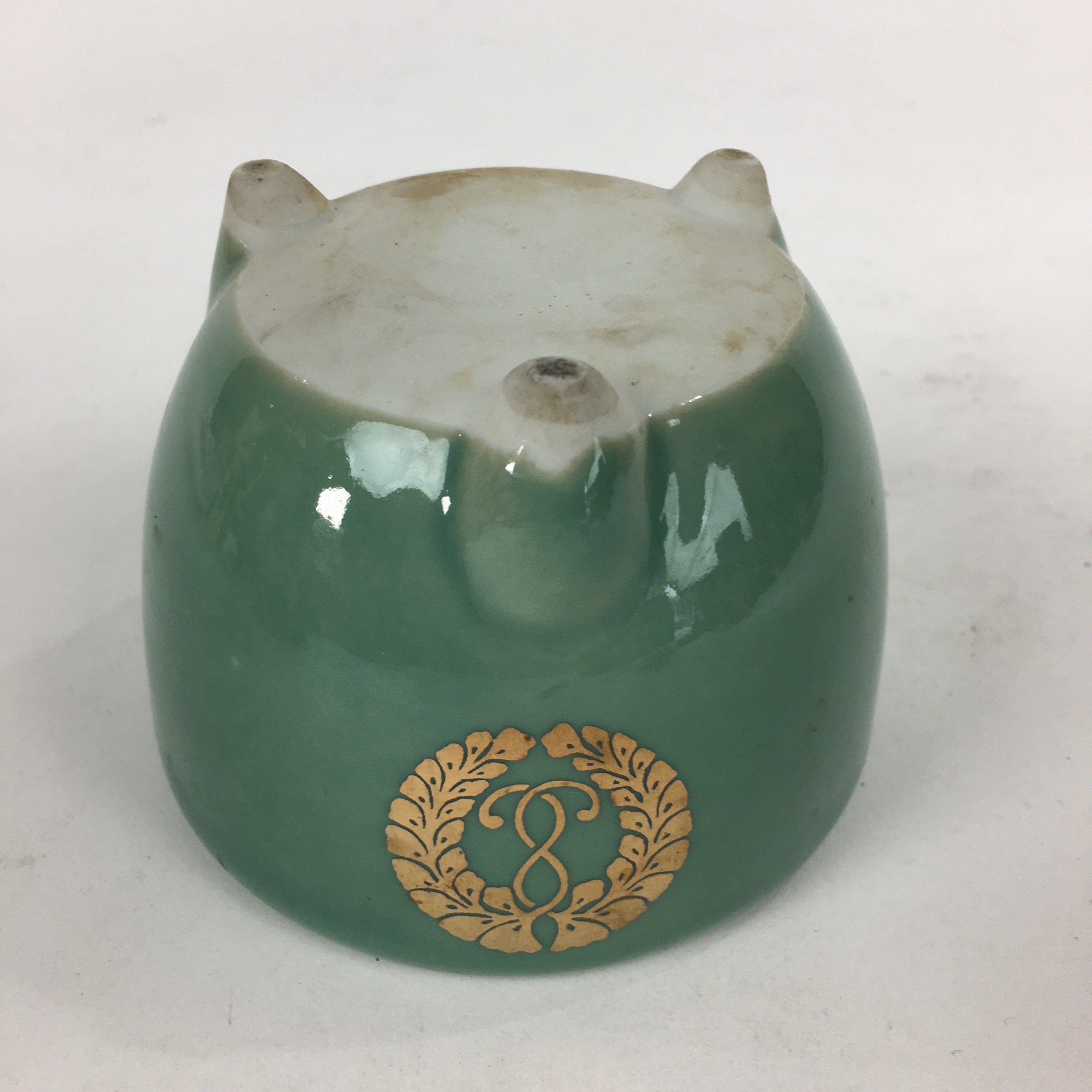Japanese Buddhist Altar Fitting Porcelain Incense Burner Vtg Koro Butsudan BU567