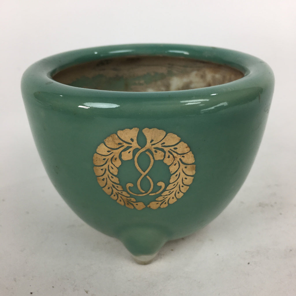Japanese Buddhist Altar Fitting Porcelain Incense Burner Vtg Koro Butsudan BU567