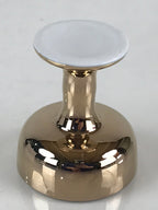 Japanese Buddhist Altar Fitting Porcelain Rice Offering Cup Vtg Gold QT151