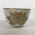 Japanese Buddhist Altar Fitting Porcelain Teacup Vtg Offerings Butsudan BU615
