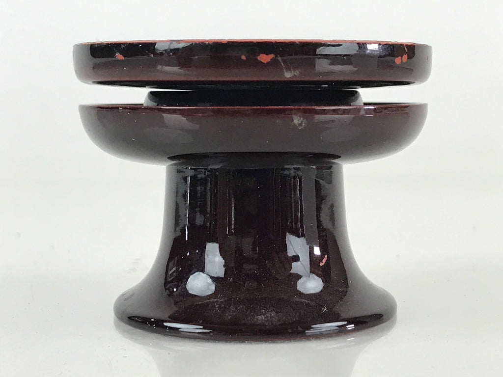Japanese Buddhist Altar Fitting Rice Offering Cup Stand Vtg Bukki Chaki BU810