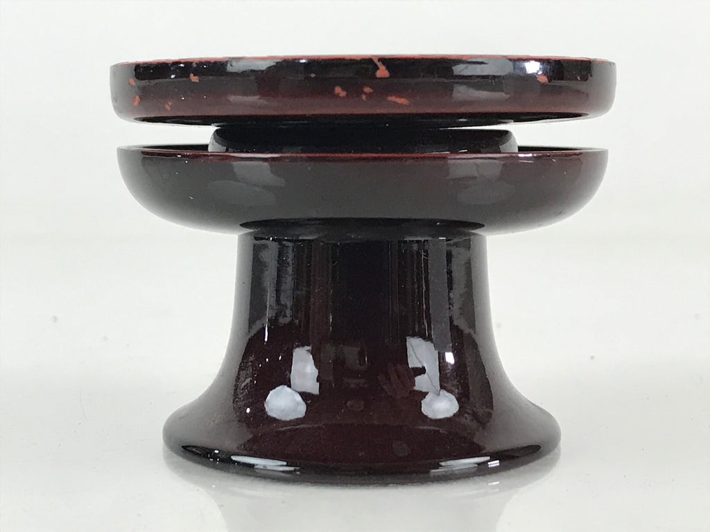 Japanese Buddhist Altar Fitting Rice Offering Cup Stand Vtg Bukki Chaki BU810