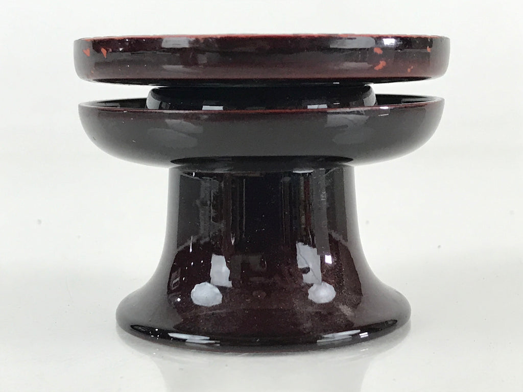 Japanese Buddhist Altar Fitting Rice Offering Cup Stand Vtg Bukki Chaki BU810