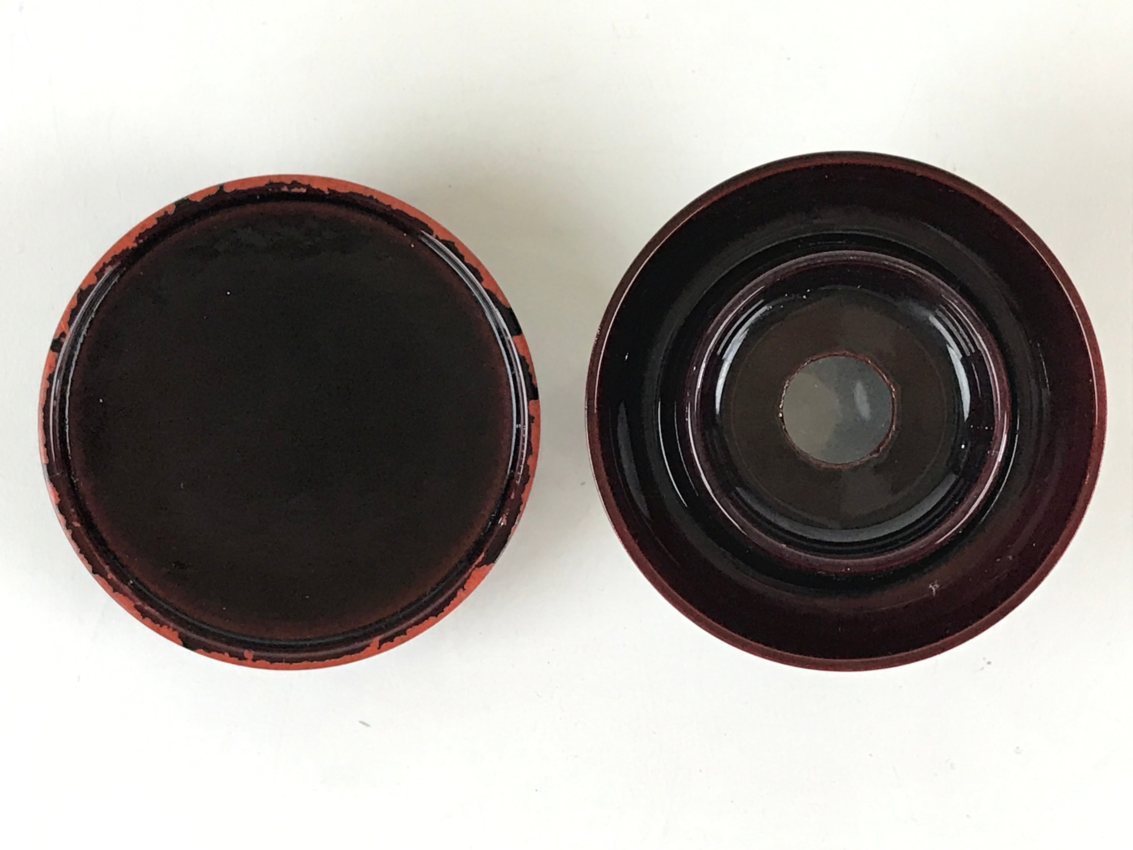 Japanese Buddhist Altar Fitting Rice Offering Cup Stand Vtg Bukki Chaki BU810