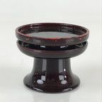 Japanese Buddhist Altar Fitting Rice Offering Cup Stand Vtg Bukki Chaki BU810