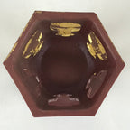 Japanese Buddhist Altar Fitting Rice Offering Cup Stand Vtg Bukki Gold BU804