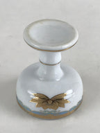 Japanese Buddhist Altar Fitting Rice Offering Cup Vtg Gold Lotus Flower Buitsugu