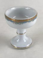 Japanese Buddhist Altar Fitting Rice Offering Cup Vtg Gold Lotus Flower Buitsugu
