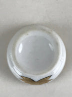 Japanese Buddhist Altar Fitting Rice Offering Cup Vtg Gold Lotus Flower Buitsugu