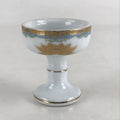Japanese Buddhist Altar Fitting Rice Offering Cup Vtg Gold Lotus Flower Buitsugu