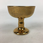 Japanese Buddhist Altar Fitting Rice Offering Cup Vtg Porcelain Butsudan BU629
