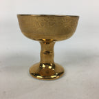 Japanese Buddhist Altar Fitting Rice Offering Cup Vtg Porcelain Butsudan BU629