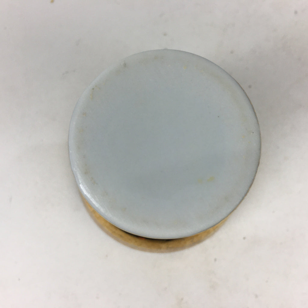 Japanese Buddhist Altar Fitting Rice Offering Cup Vtg Porcelain Butsudan BU629