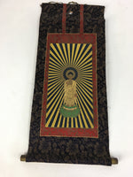 Japanese Buddhist Altar Fitting Scroll Silk Amida Nyorai Kakejiku Butsudan B468