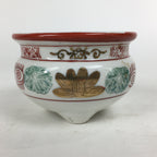 Japanese Buddhist Altar Fitting Seto Ware Incense Burner Vtg Koro Butsudan BU562