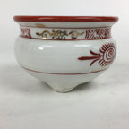 Japanese Buddhist Altar Fitting Seto Ware Incense Burner Vtg Koro Butsudan BU562